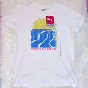 Puma Colorful Short Sleeve T Shirt